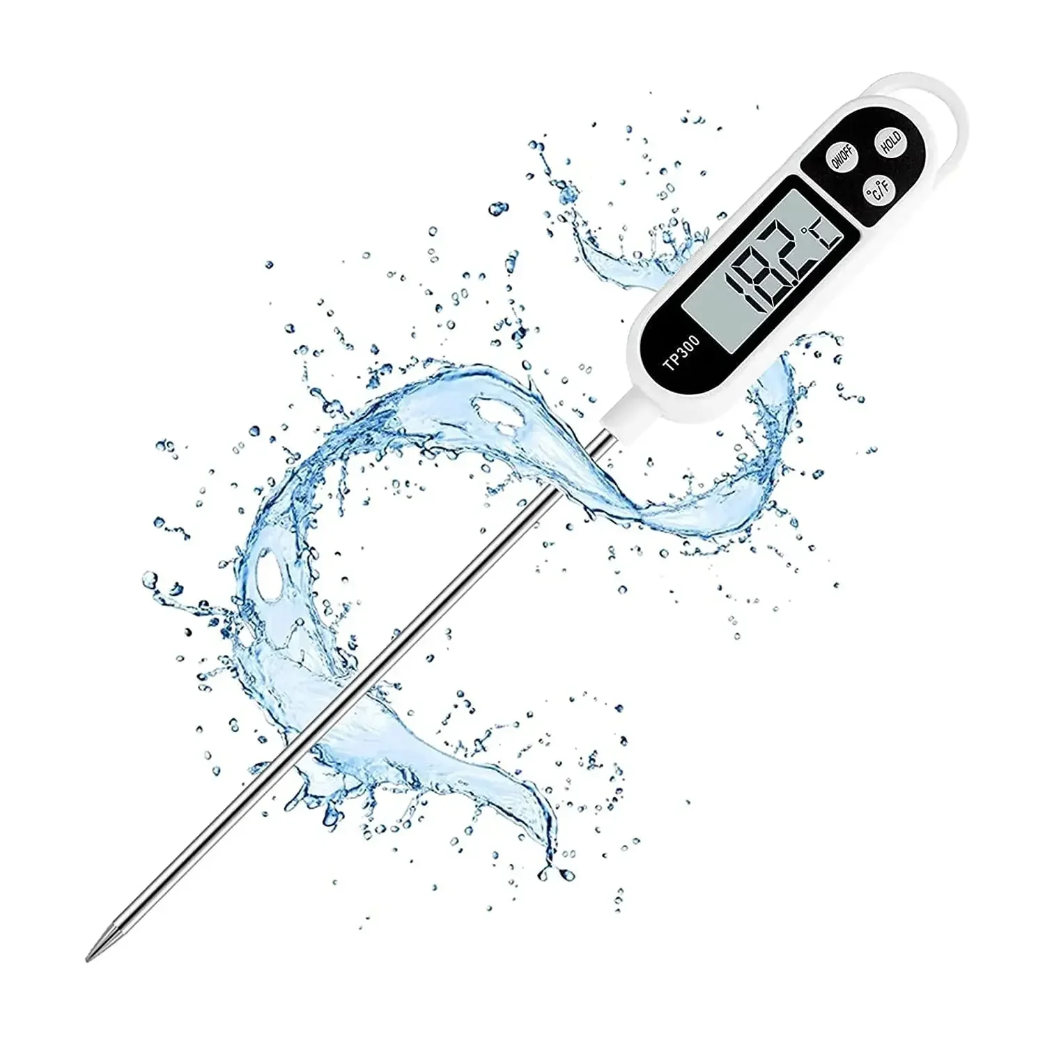 Home Cooking Reading - Stainless Steel Food Thermometer Pen Probe,