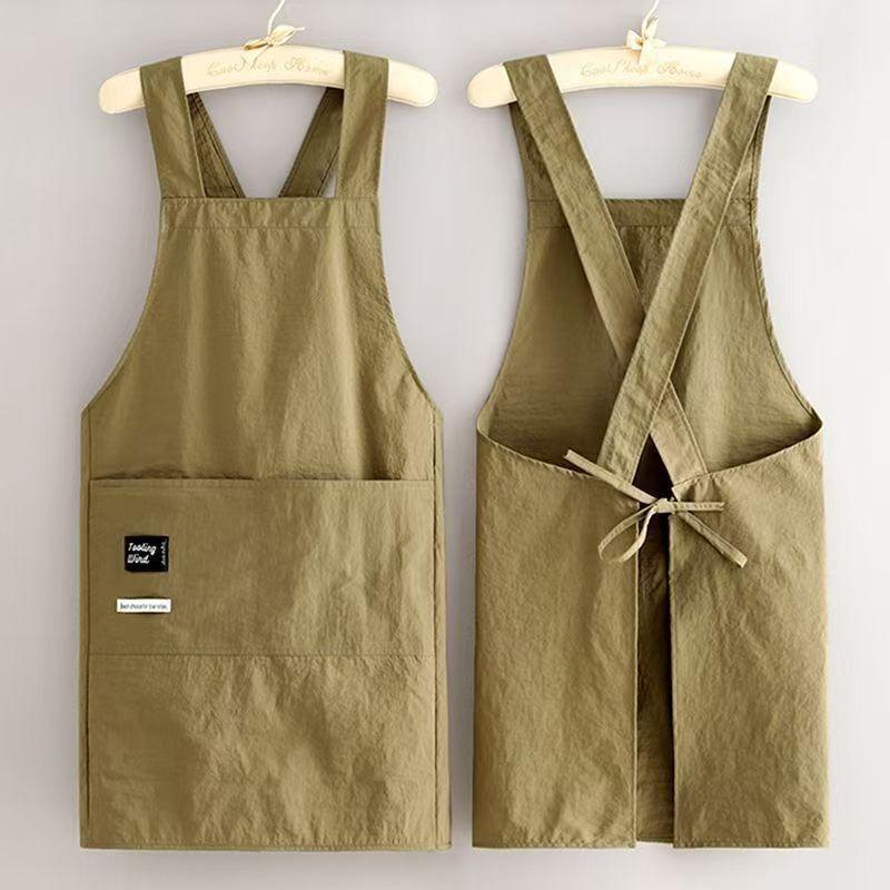 Home Cooking Work - New-Cooking Kitchen Aprons Breathable Wear Resistant