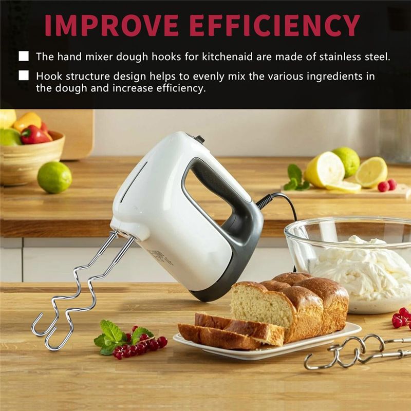A23E-Dough Hook For Hand Mixer - Kitchenaid Mixer Hand Mixer ulasan dan harga