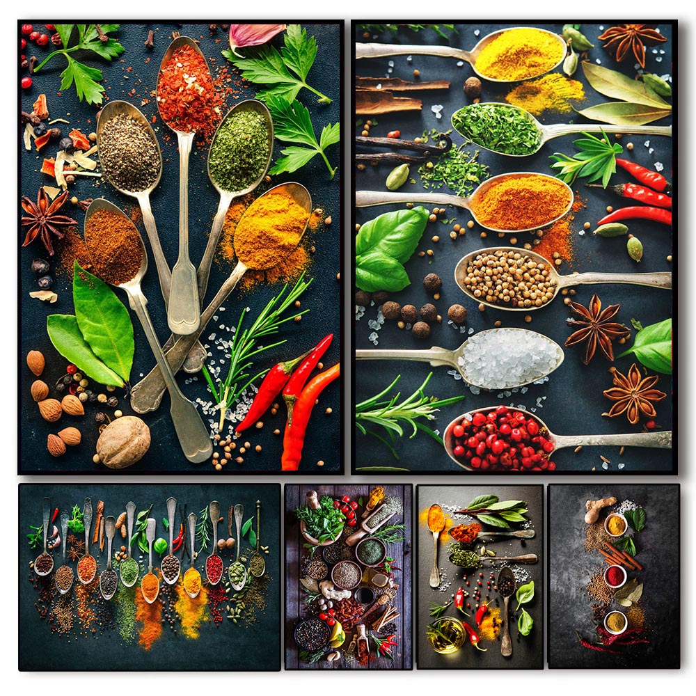 Herbs Spices Cooking Canvas Pa - Home Cooking Usa ulasan dan harga