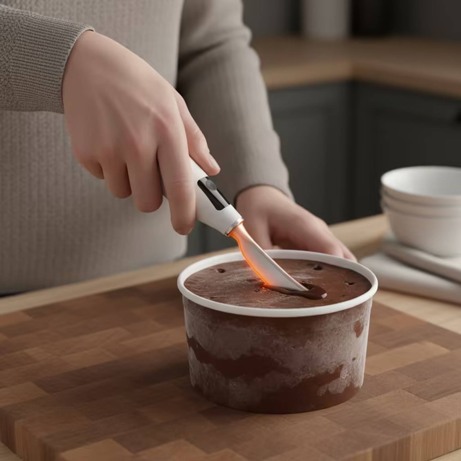 Rechargeable Electric Ice Crea - Home Cooking Electric ulasan dan harga