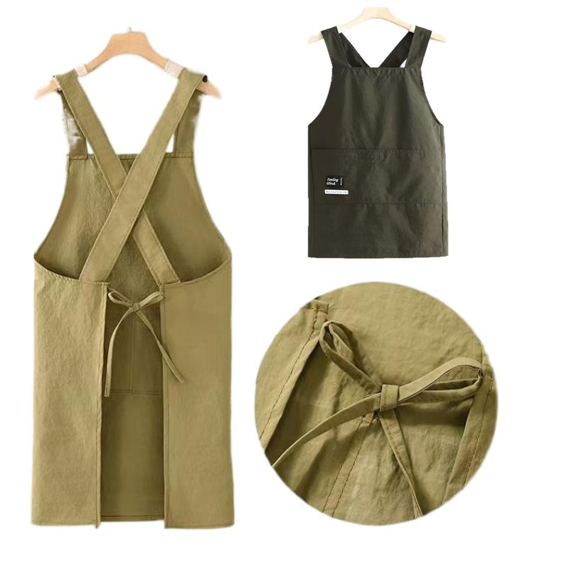 Polyester Apron Cooking Kitche - Home Cooking Work ulasan dan harga