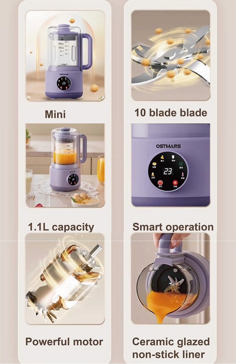 600W Home Soy Milk Machine 110 - Home Cooking Electric ulasan dan harga