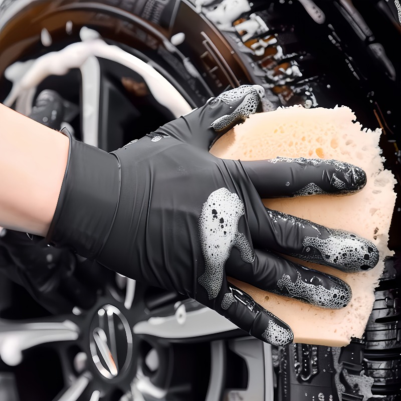 Disposable Gloves Black Home N - Home Cooking Work ulasan dan harga