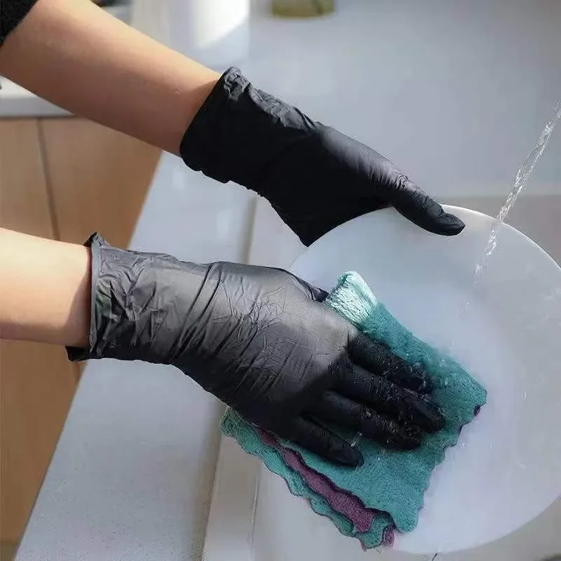 Disposable Gloves Black Home N - Home Cooking Work ulasan dan harga