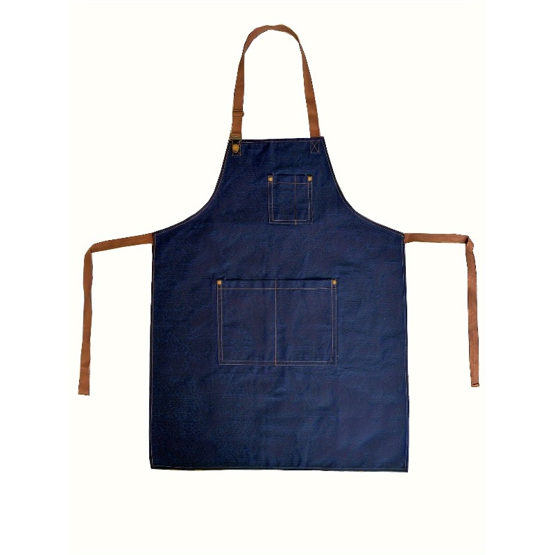 Denim Work Apron for Men Women - Home Cooking Work ulasan dan harga