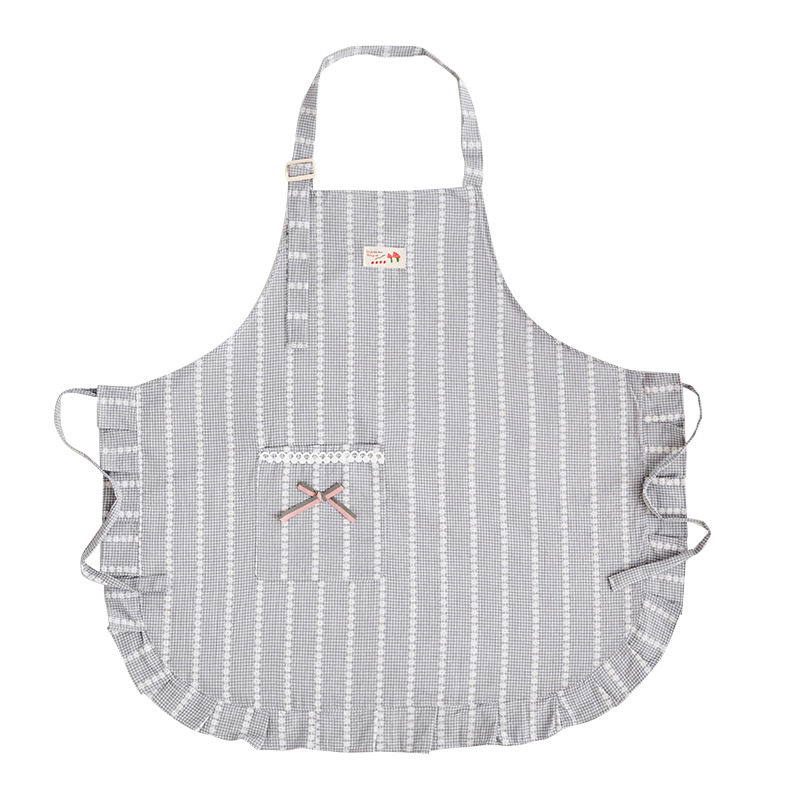 Striped neckband adjustable ap - Home Cooking Work ulasan dan harga