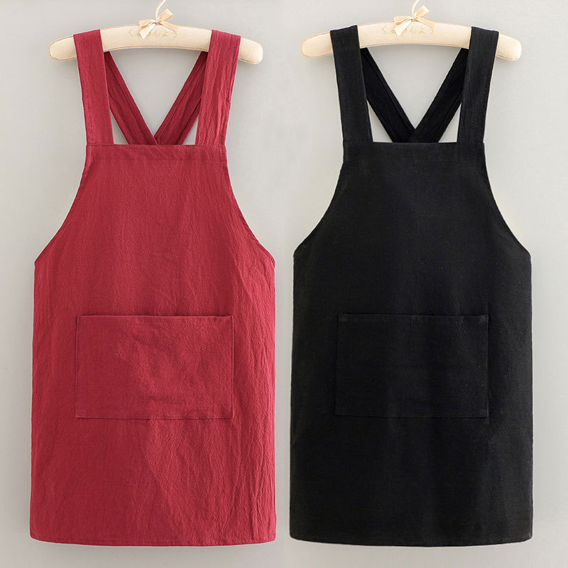 1 Pc Cooking Cotton Kitchen Ap - Home Cooking Work ulasan dan harga