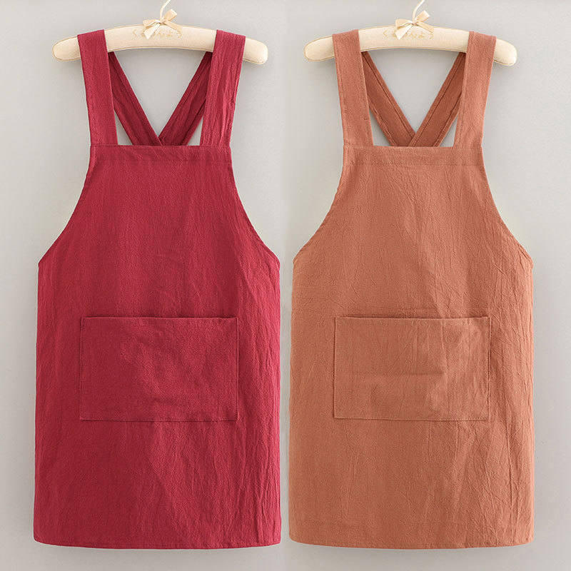1 Pc Cooking Cotton Kitchen Ap - Home Cooking Work ulasan dan harga