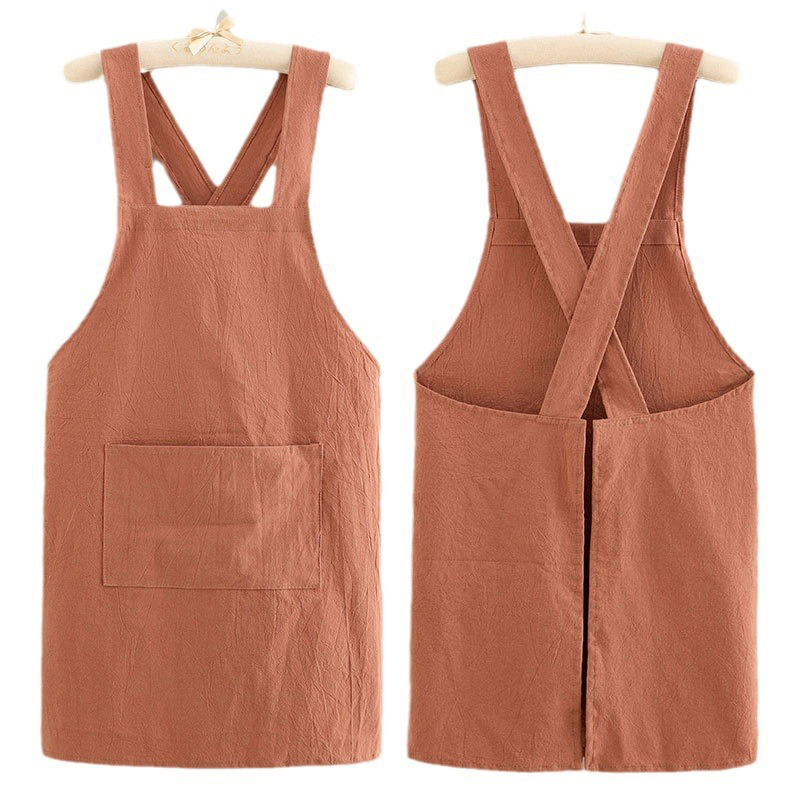 1 Pc Cooking Cotton Kitchen Ap - Home Cooking Work ulasan dan harga