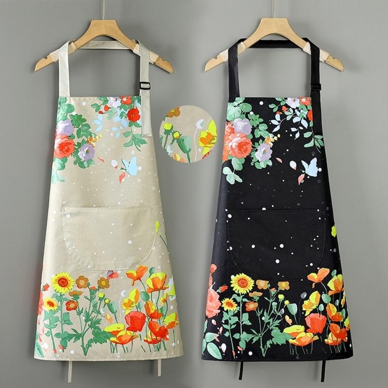 652F Waterproof Apron with Bre - Home Cooking Work ulasan dan harga