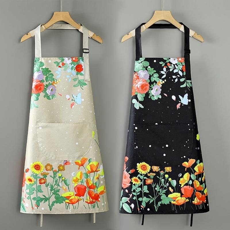 652F Waterproof Apron with Bre - Home Cooking Work ulasan dan harga