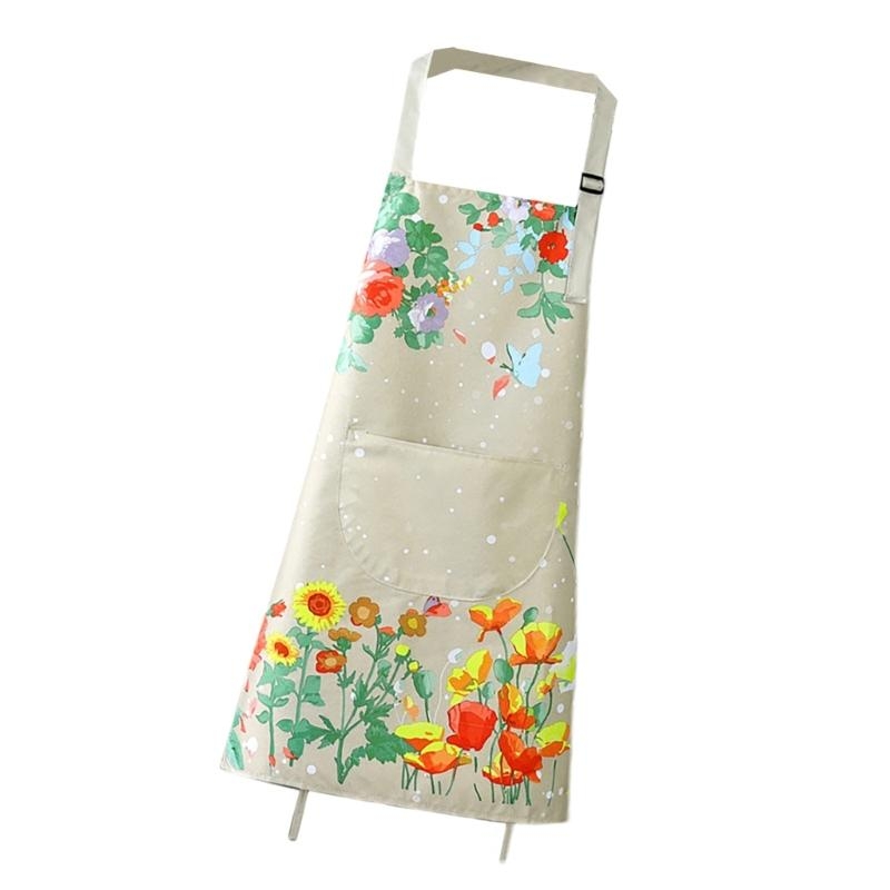 652F Waterproof Apron with Bre - Home Cooking Work ulasan dan harga